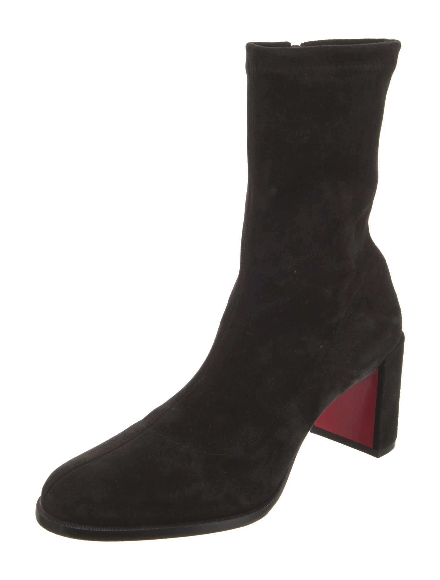 Christian Louboutin Suede Sock Boots